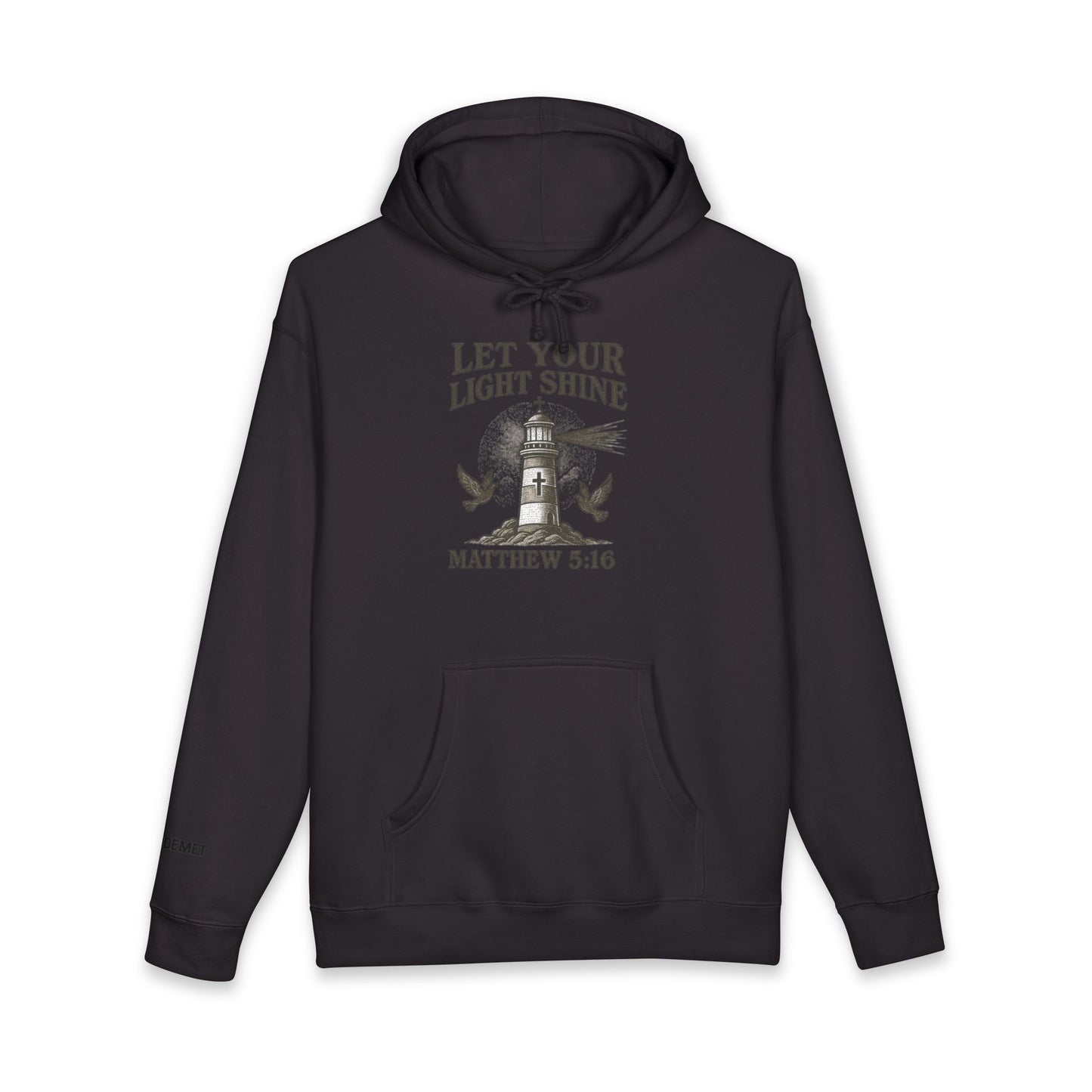 Let Your Light Shine Hoodie – Matthew 5:16 Christian Lighthouse Sweatshirt