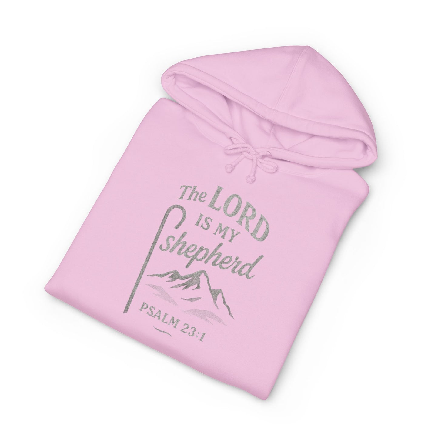 Hoodie — "The LORD Is My Shepherd" Psalm 23:1 Christian Faith Pullover