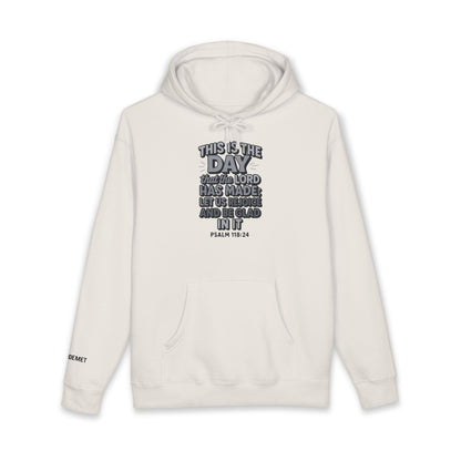 Hoodie — "This Is the Day" Psalm 118:24 Inspirational Christian Hoodie