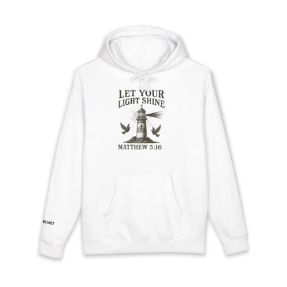 Let Your Light Shine Hoodie – Matthew 5:16 Christian Lighthouse Sweatshirt
