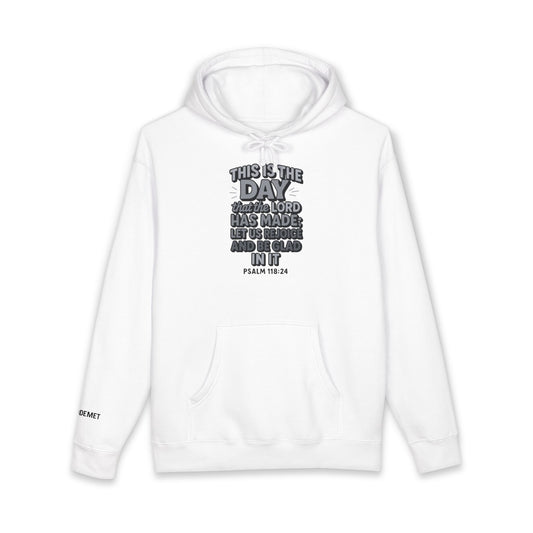 Hoodie — "This Is the Day" Psalm 118:24 Inspirational Christian Hoodie