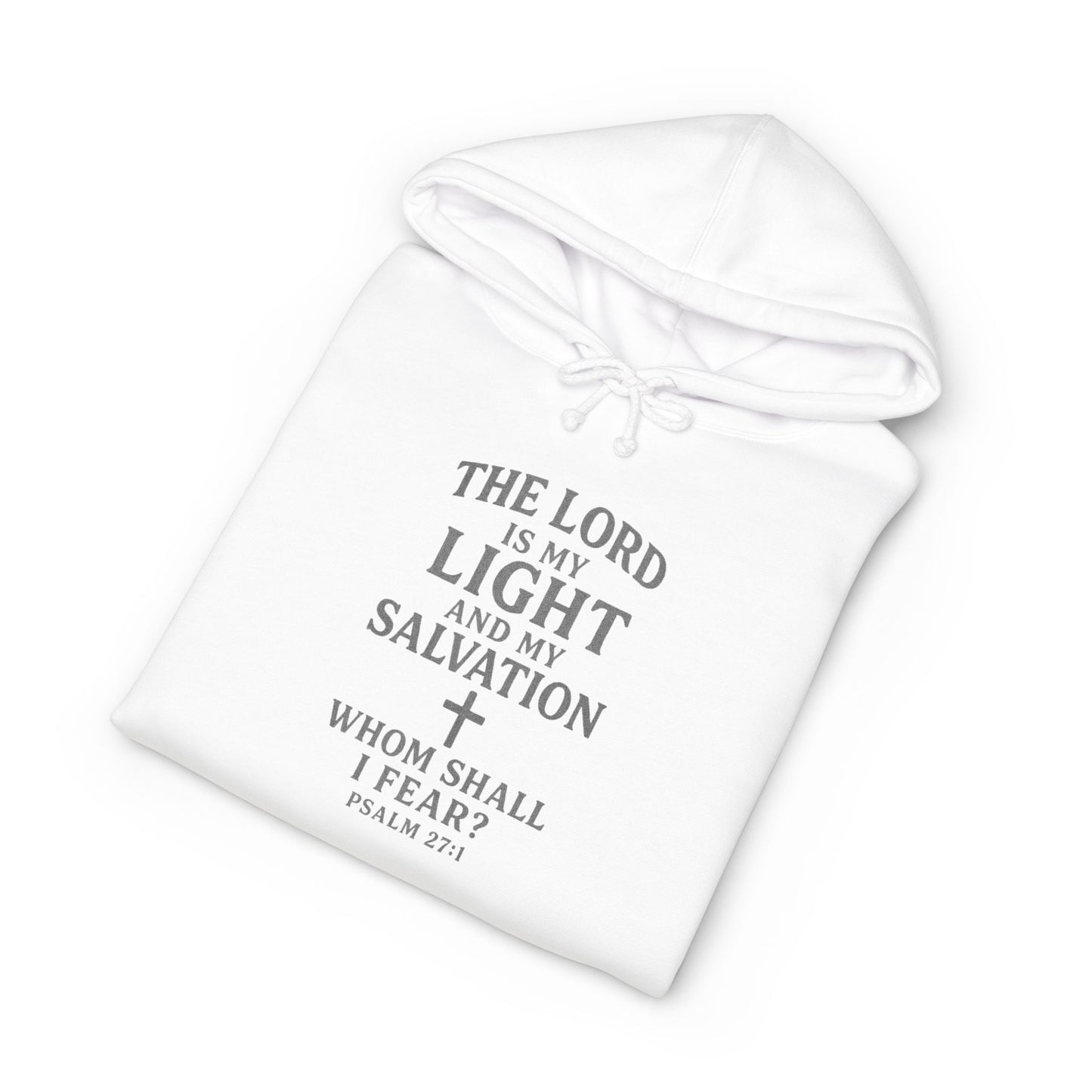 Psalm 27 'The Lord Is My Light' Hoodie — Inspirational Christian Sweatshirt