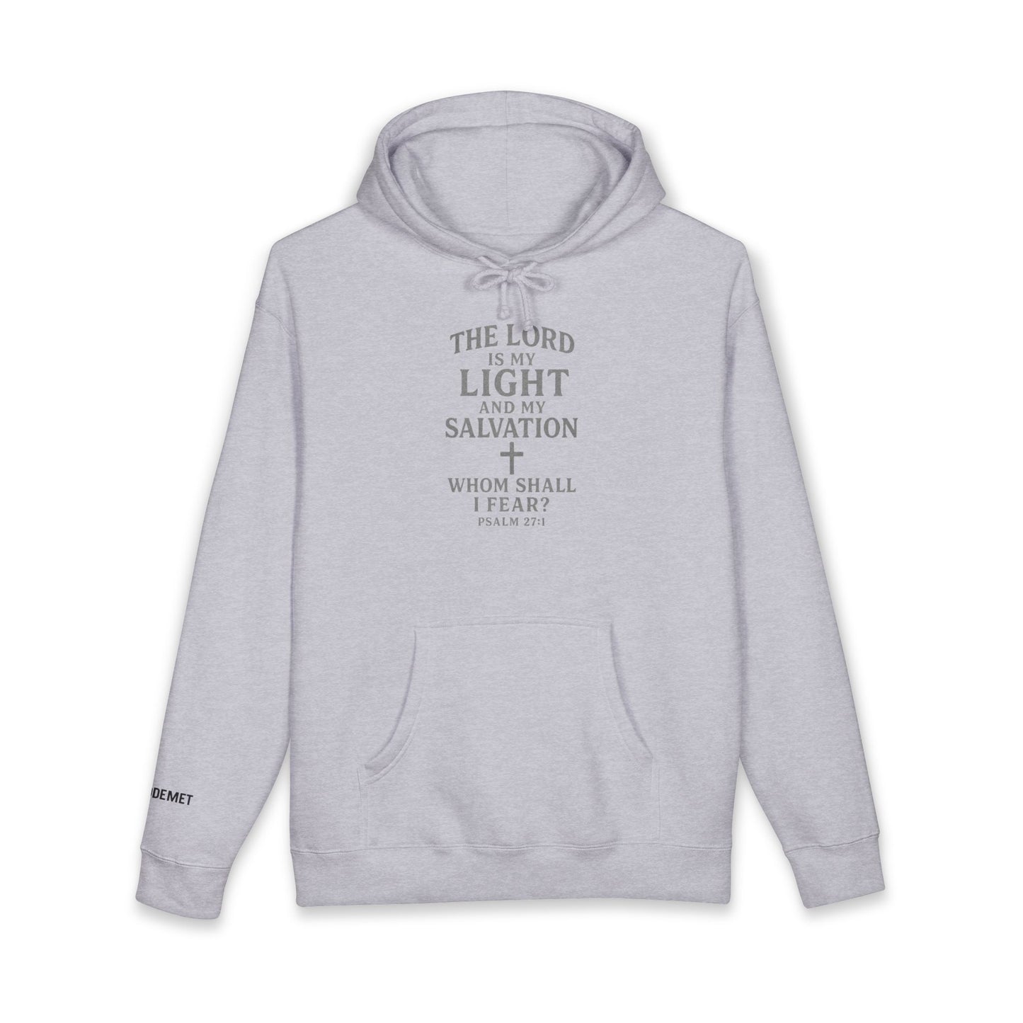 Psalm 27 'The Lord Is My Light' Hoodie — Inspirational Christian Sweatshirt