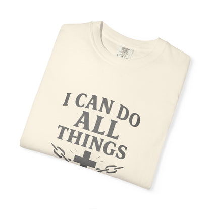 Christian Philippians 4:13 T-Shirt — "I Can Do All Things" Faith Tee