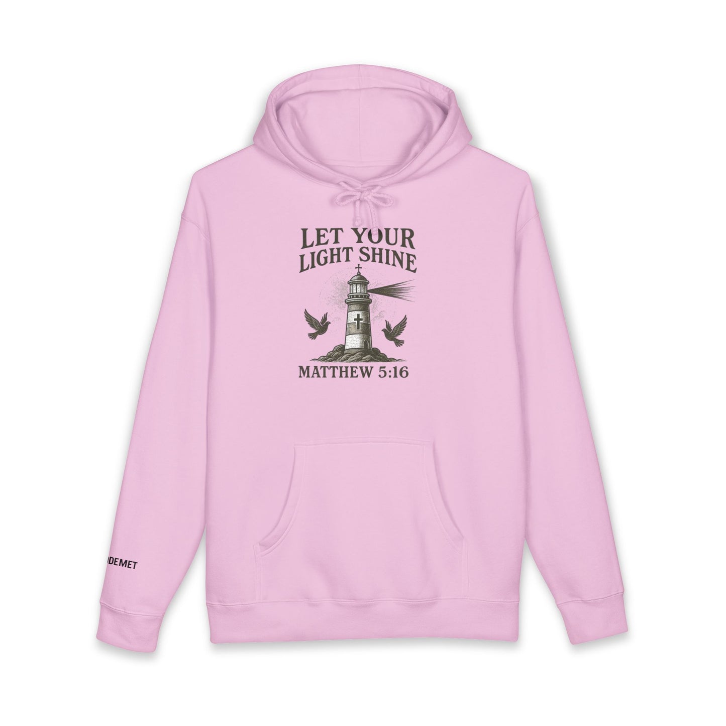 Let Your Light Shine Hoodie – Matthew 5:16 Christian Lighthouse Sweatshirt