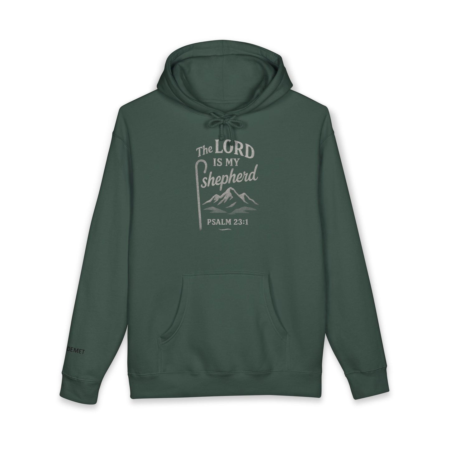 Hoodie — "The LORD Is My Shepherd" Psalm 23:1 Christian Faith Pullover