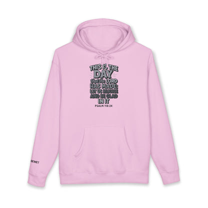 Hoodie — "This Is the Day" Psalm 118:24 Inspirational Christian Hoodie