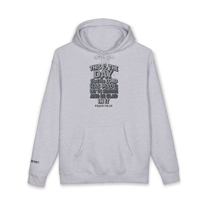 Hoodie — "This Is the Day" Psalm 118:24 Inspirational Christian Hoodie