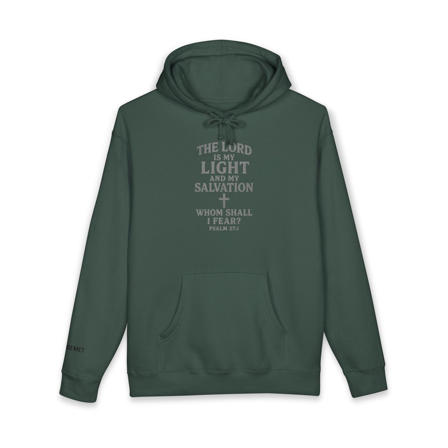 Psalm 27 'The Lord Is My Light' Hoodie — Inspirational Christian Sweatshirt