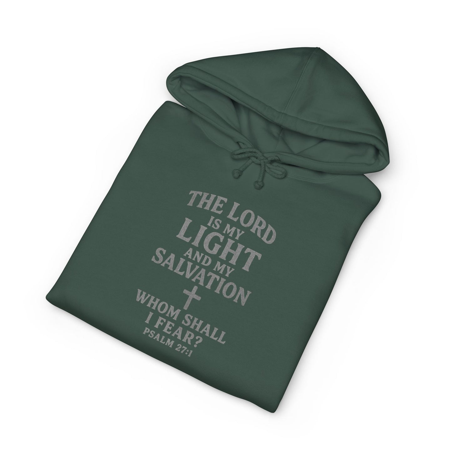 Psalm 27 'The Lord Is My Light' Hoodie — Inspirational Christian Sweatshirt