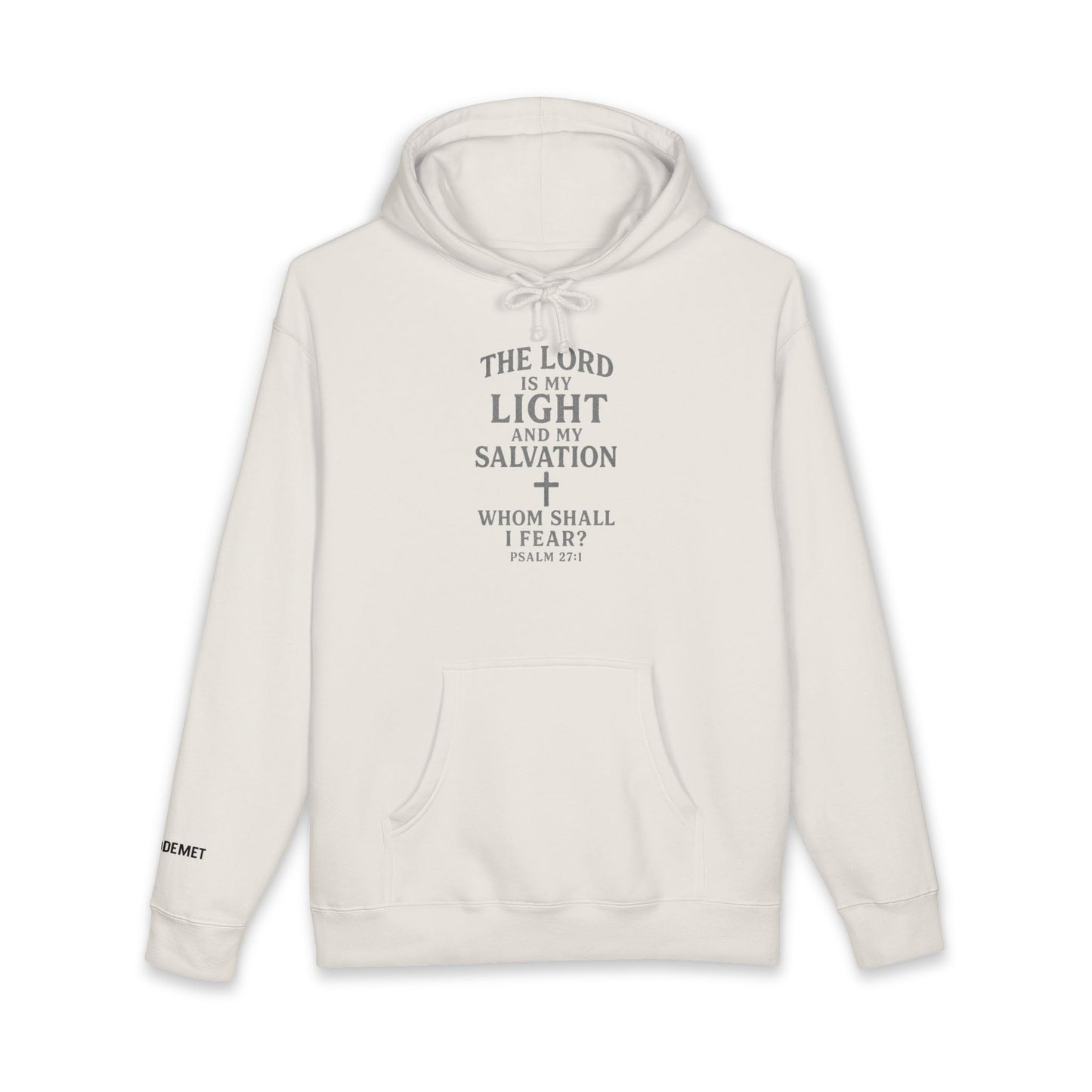 Psalm 27 'The Lord Is My Light' Hoodie — Inspirational Christian Sweatshirt