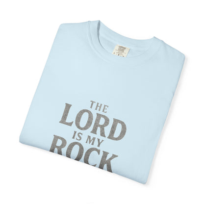 Religious T-Shirt — “The Lord is my Rock ” Psalm 18:2 Christian Tee