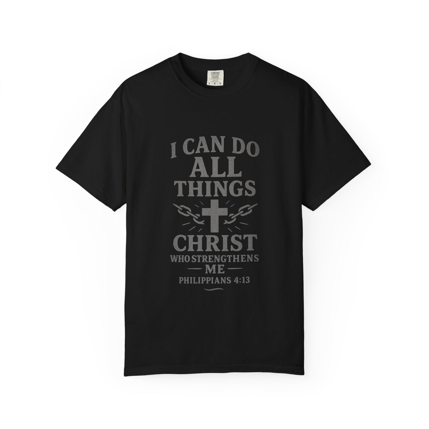 Christian Philippians 4:13 T-Shirt — "I Can Do All Things" Faith Tee