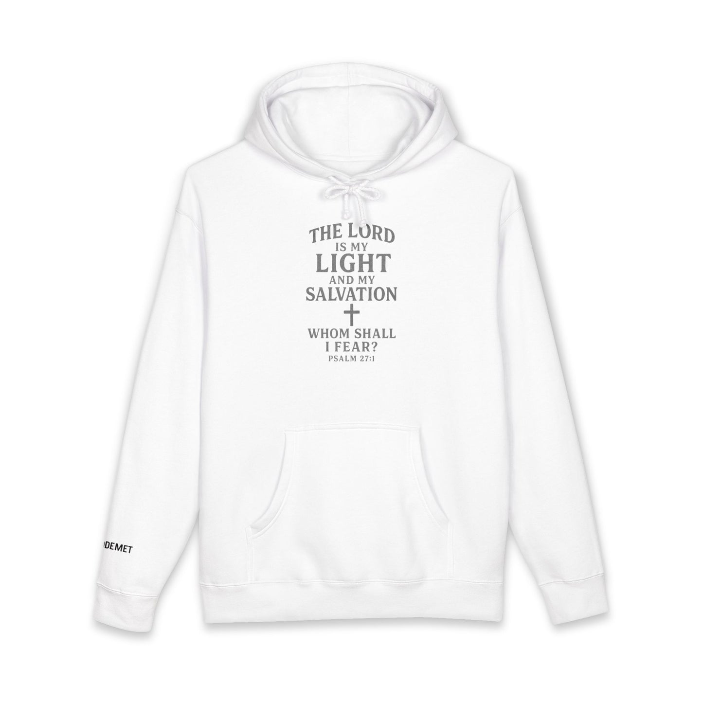 Psalm 27 'The Lord Is My Light' Hoodie — Inspirational Christian Sweatshirt