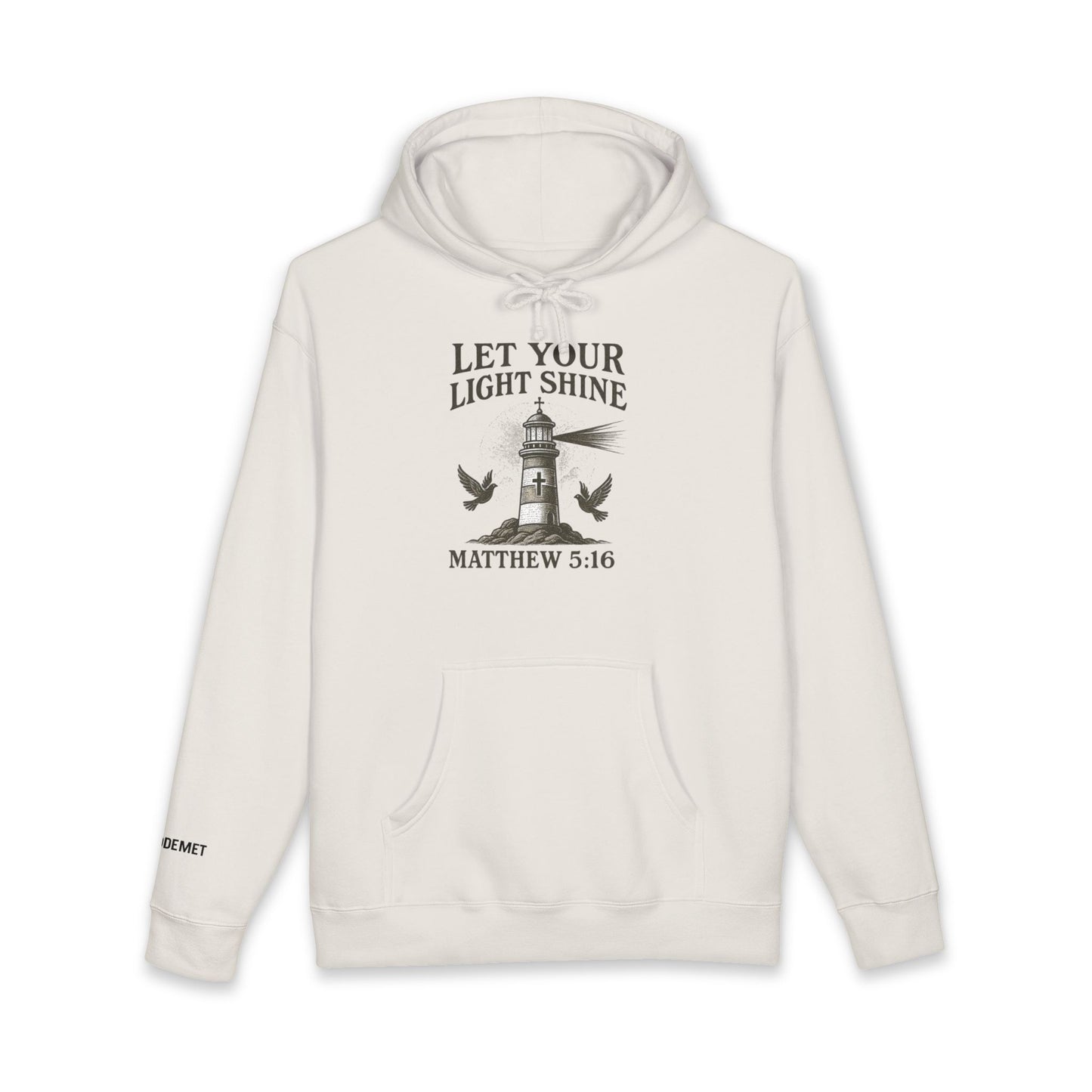 Let Your Light Shine Hoodie – Matthew 5:16 Christian Lighthouse Sweatshirt