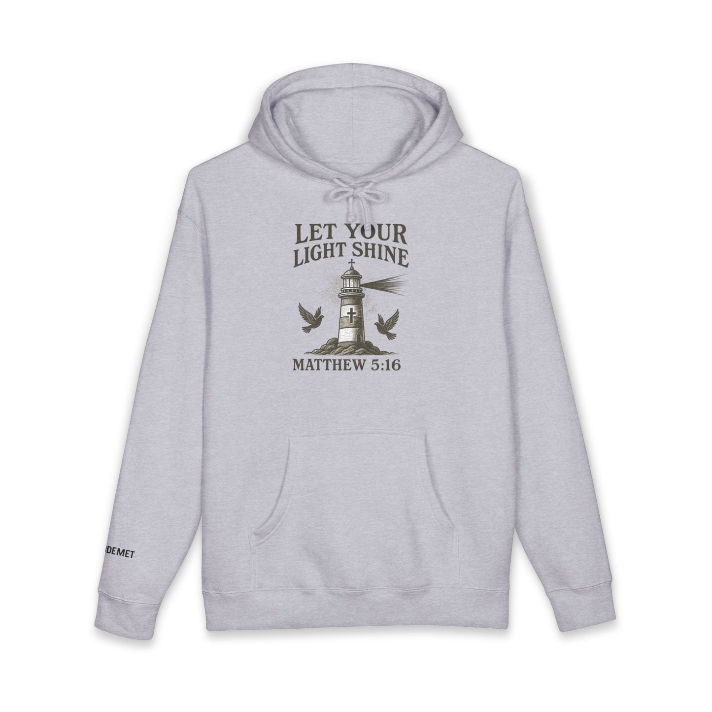 Let Your Light Shine Hoodie – Matthew 5:16 Christian Lighthouse Sweatshirt
