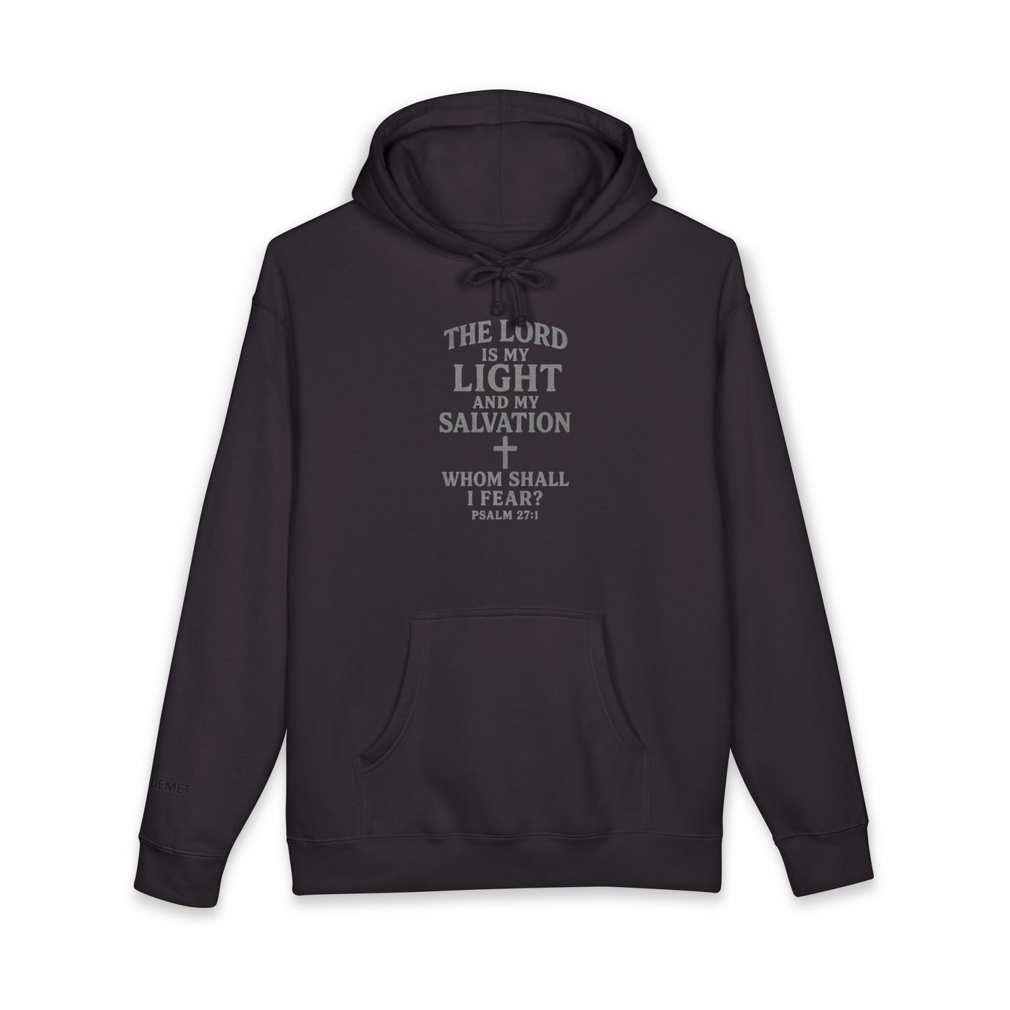 Psalm 27 'The Lord Is My Light' Hoodie — Inspirational Christian Sweatshirt