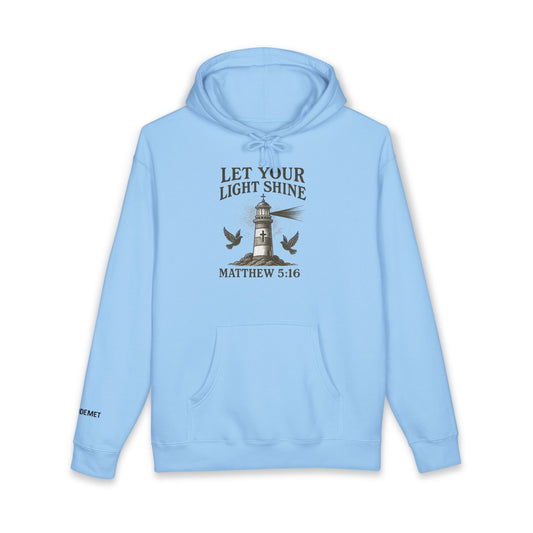 Let Your Light Shine Hoodie – Matthew 5:16 Christian Lighthouse Sweatshirt