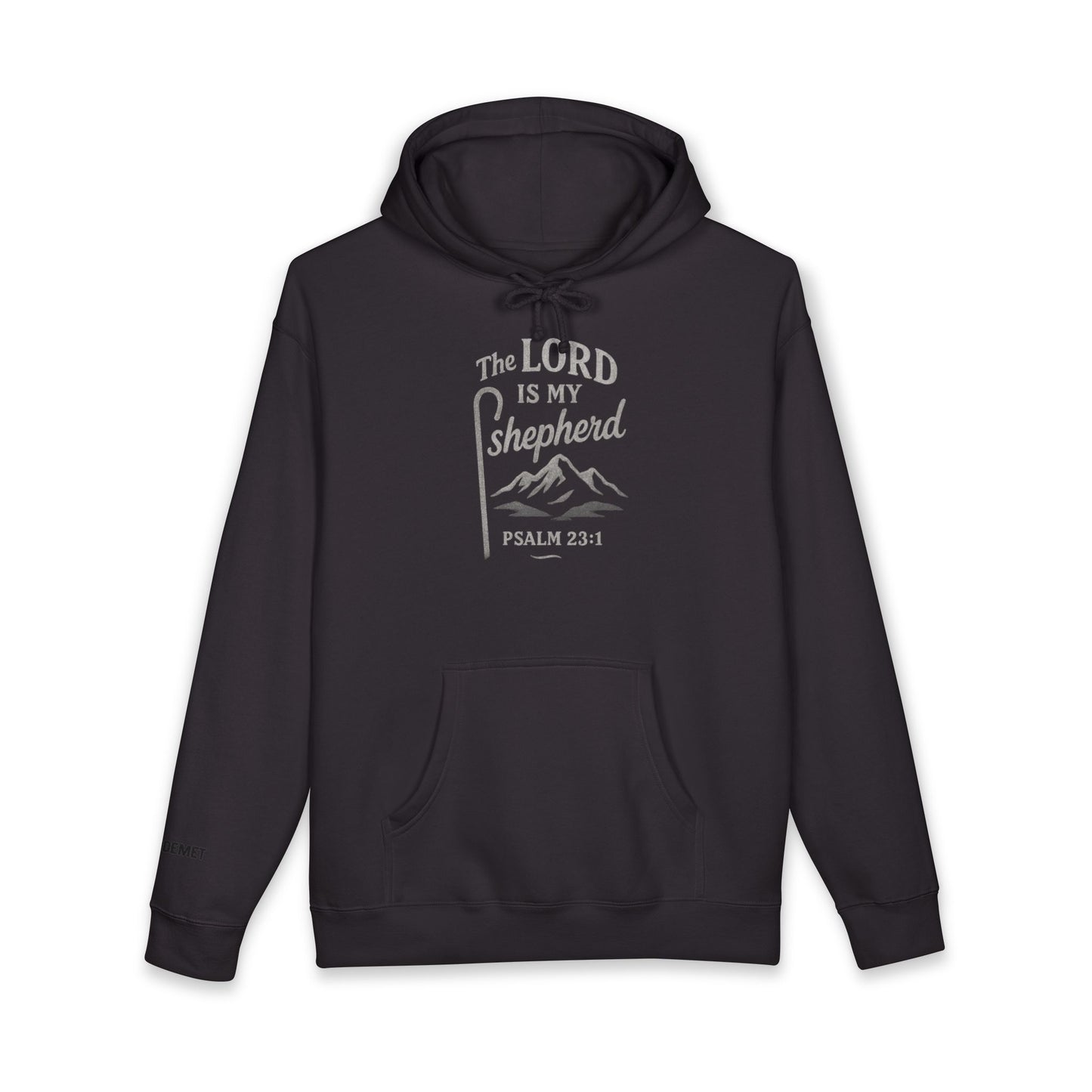 Hoodie — "The LORD Is My Shepherd" Psalm 23:1 Christian Faith Pullover