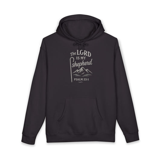Hoodie — "The LORD Is My Shepherd" Psalm 23:1 Christian Faith Pullover